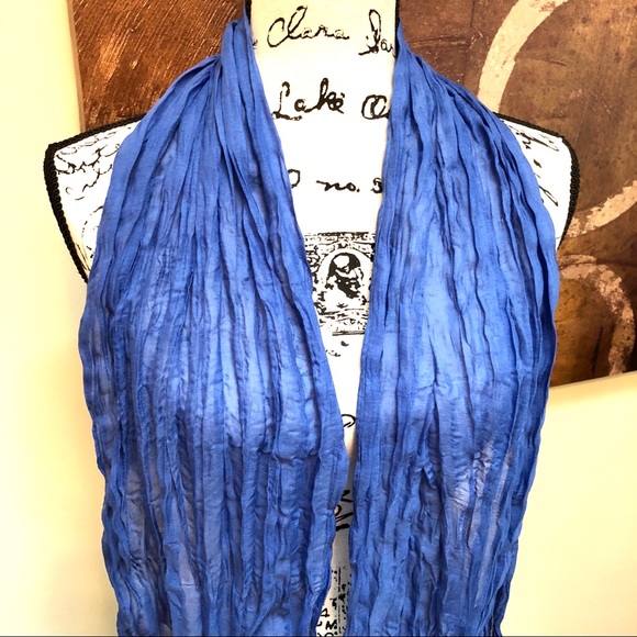 ⚡️2 for $15 Pink Twisted Cotton Linen Scarf - Picture 4 of 6